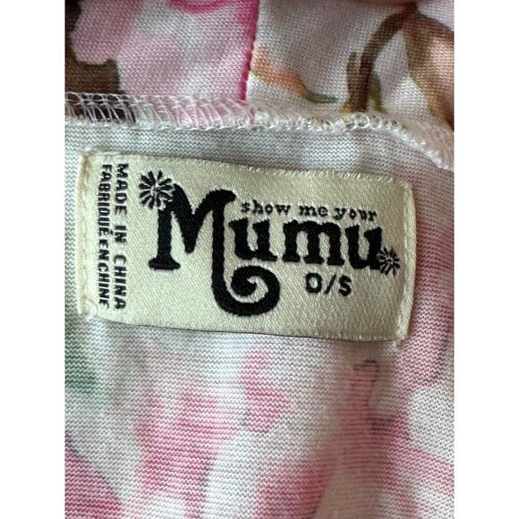 Show Me Your Mumu White Floral Print Robe Women's Size O/S - Picture 4 of 5